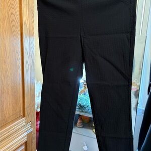 Anne Klein Black Lion Logo Dress Pants